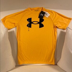 Under Armour Men's Yellow Shirt